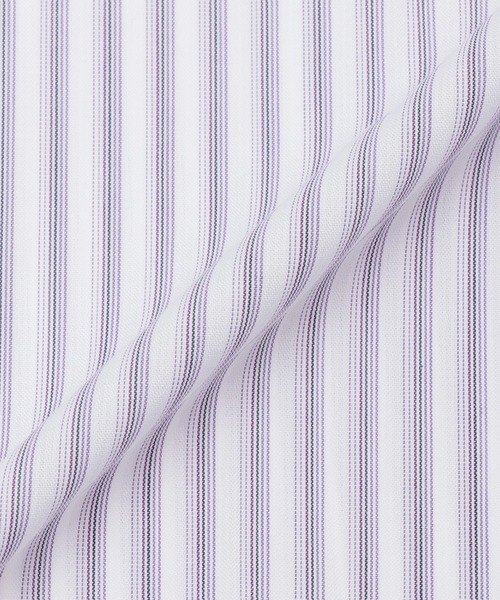 TOKYO SHIRTS(トウキョウシャツ)の「【吸水速乾】 形態安定ノンアイロン ボタンダウン 半袖ビジネスワイシャツ(ビジネスシャツ・メンズ・パープル・首回り39cm/首回り41cm/首回り42cm/首回り43cm/首回り37cm)」の5枚目の写真