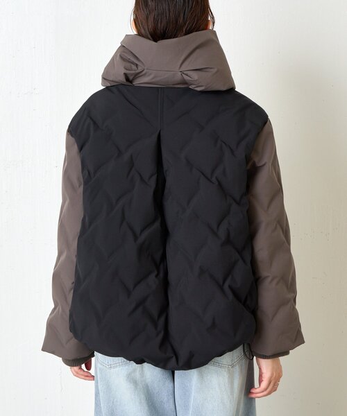 配色テントラインダウンジャケット（ダウンジャケット/コート）｜Jena