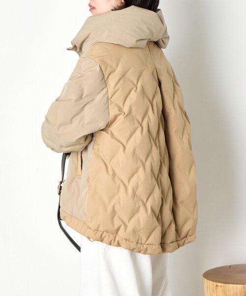 Jena　espace merveilleux 配色テントラインダウンジャケット リクエスト多数】配色テントラインダウンジャケット｜ガリャルダ