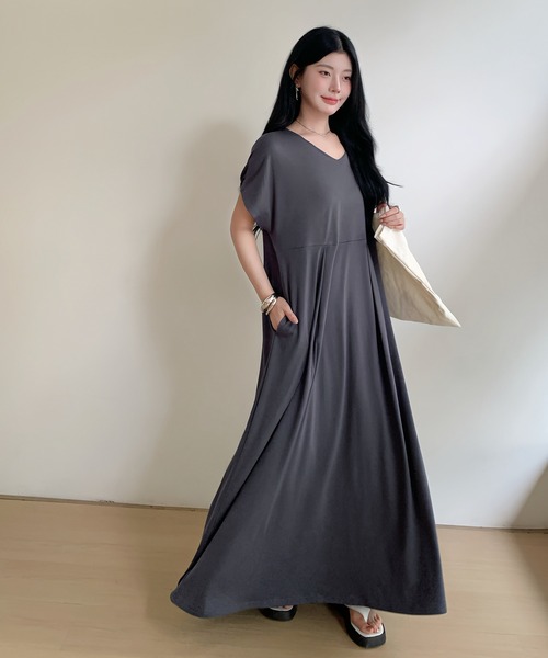 ウエスト切り替えワンピース（ワンピース）｜by LEGNA（バイレグナ）の