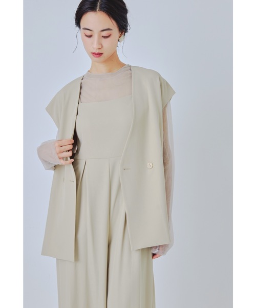 セール】マニッシュベストセットアップ 3点セット ベスト パンツドレス
