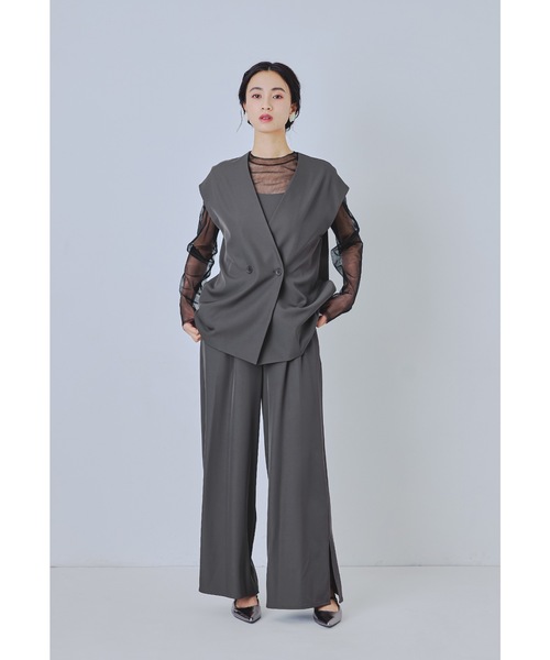 新品 タグ付き LEPSIM オケージョン セットアップ ドレス パンツドレス LEPSIM（レプシィム）｜パンツドレス一覧 - WEAR