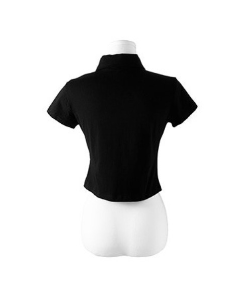 anyonemore（エニワンモア）の「ポケットスリム半袖カラーTシャツ（シャツ/ブラウス・レディース・ホワイト/グレー/ブラック・FREE）」の19枚目の写真