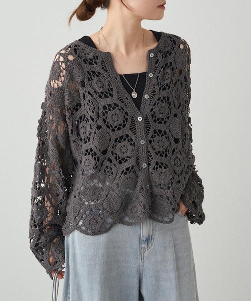 エンジ　かぎ針編み　ボレロ hqdefault.jpg