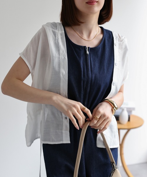 model：162cm 着用サイズ：F