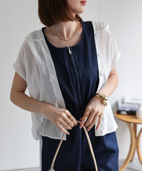 model：162cm 着用サイズ：F