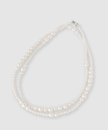 ANAYI | ランダムパール2連ロングネックレス(ネックレス)