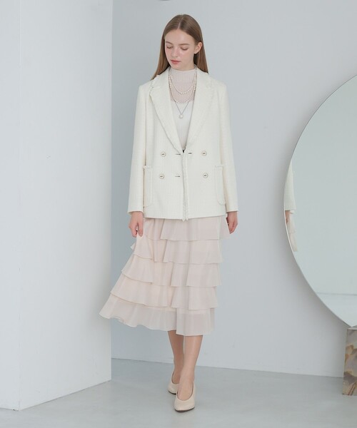 ANAYI（アナイ）の「ランダムパール2連ロングネックレス（ネックレス・レディース・オフホワイト・FREE）」の6枚目の写真