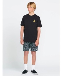 VOLCOM | 【VOLCOM/ボルコム】 Big Boys Asphalt Beach Trunks /キッズウエストゴム水陸両用総柄ストレッチサーフトランクス・ボードショーツ・バギーショーツ(水着)(水着)