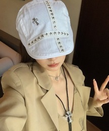 UP START（アップスタート）の「【LAMPOON】スタッズキャスケット（キャスケット）」