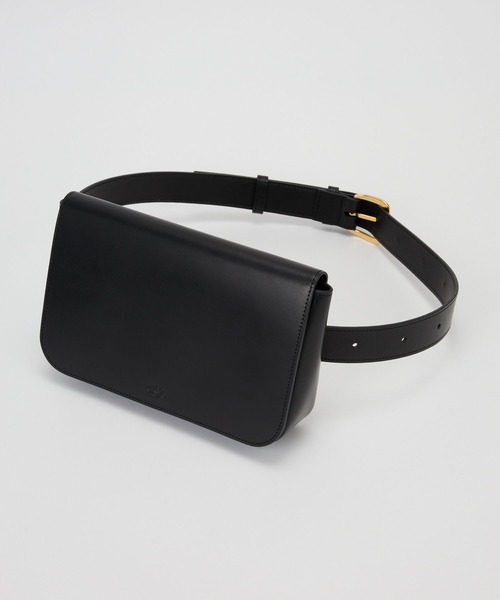 【ネット完売】カレンソロジー　SCGウエストベルトバッグ　黒 Curensology(カレンソロジー)/＜CSG＞ウエストベルトバッグ
