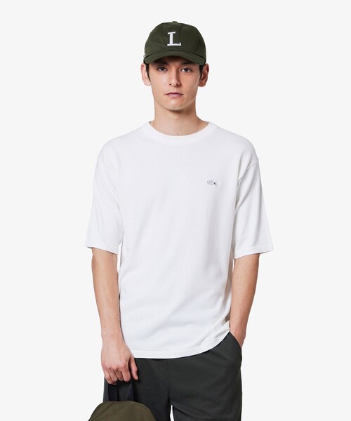 3色混合メランジェニットTシャツ（Tシャツ/カットソー