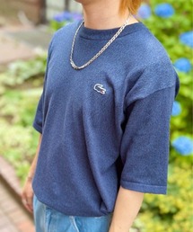 3色混合メランジェニットTシャツ