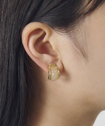 GOLDY（ゴールディ）の「【GOLDY】メタル フレーム プランプ カラー イヤリング 2250806（イヤリング）」