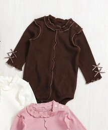 apres les cours | メロウリブボディースーツ(ロンパース)