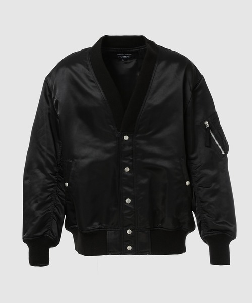 COTTON NYLON TWILL BLOUSON（ノーカラージャケット）｜COMME des