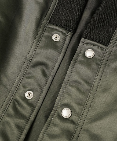 セール】COTTON NYLON TWILL BLOUSON（ノーカラージャケット）｜COMME