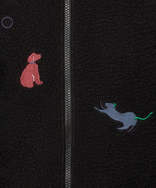 Common Noun（コモン ナウン）の「“CAT”＆“DOG” Kana Akiyama ボアベスト（ベスト・レディース・オフホワイト/ブラック・M/L）」の7枚目の写真