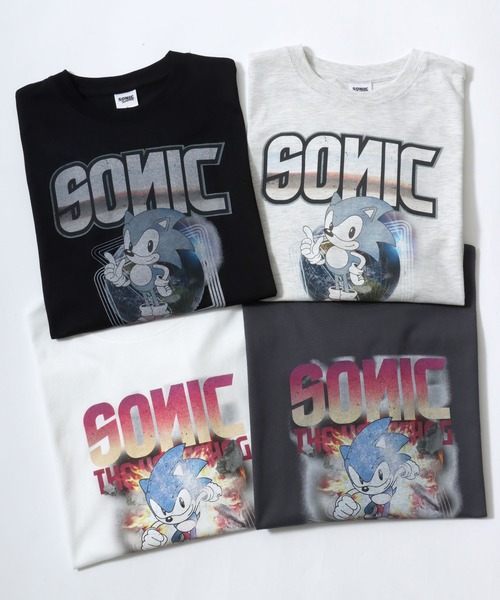 SEGA セガ SONIC THE HEDGEHOG ソニック Tシャツ SONIC THE HEDGEHOG x HOKKAIDO Tシャツ -BLACK- | ga