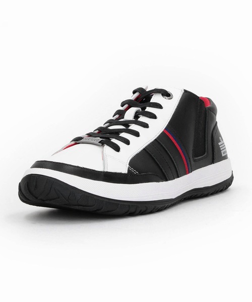 NICOLE CLUB FOR MEN(ニコルクラブフォーメン)の「Admiral 別注スニーカーⅤ(スニーカー・メンズ・オフホワイト/ブラック系・25.5cm/26.5cm/27.5cm)」の10枚目の写真