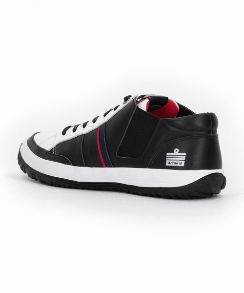 NICOLE CLUB FOR MEN(ニコルクラブフォーメン)の「Admiral 別注スニーカーⅤ(スニーカー・メンズ・オフホワイト/ブラック系・25.5cm/26.5cm/27.5cm)」の12枚目の写真