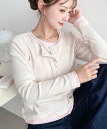 レイヤード風ヘンリーロンT