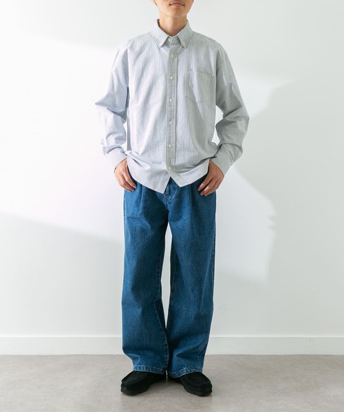 セール】抗菌オックスボタンダウン長袖シャツ（シャツ/ブラウス