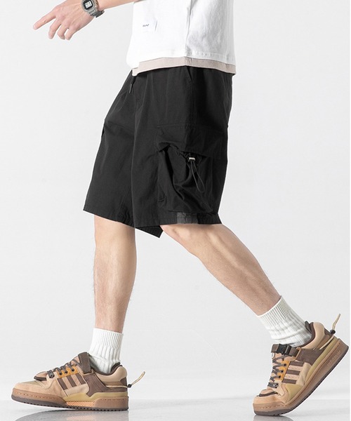 CALIFORNIA OUTFITTERS(カリフォルニア アウトフィッターズ)の「7B8 イージー カーゴハーフパンツ(カーゴパンツ・メンズ・ブラック・M/L/XL)」の3枚目の写真