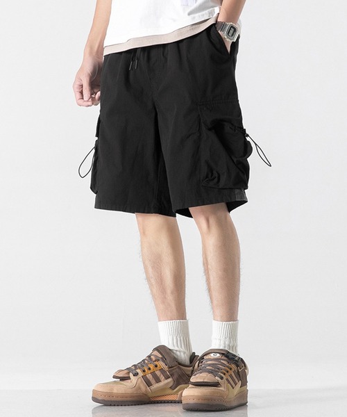 CALIFORNIA OUTFITTERS(カリフォルニア アウトフィッターズ)の「7B8 イージー カーゴハーフパンツ(カーゴパンツ・メンズ・ブラック・M/L/XL)」の6枚目の写真