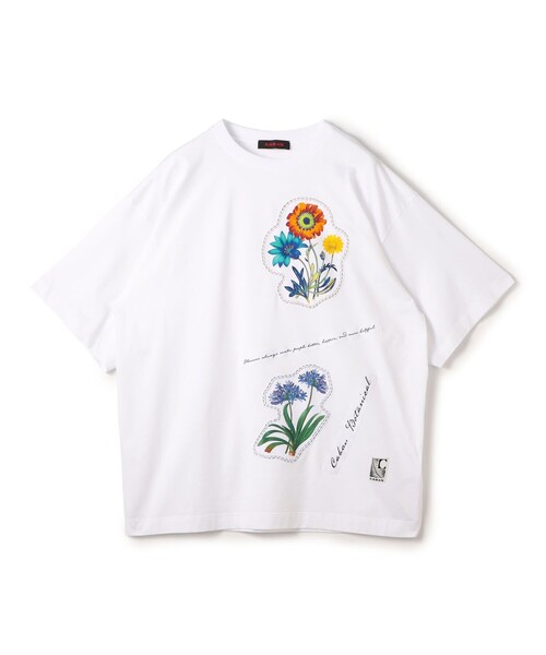 【美品】CABaN NEW COSTARICAアートTシャツ M ホワイト♪ caban（キャバン）の「CABaN NEW COSTARICA アートTシャツ（T