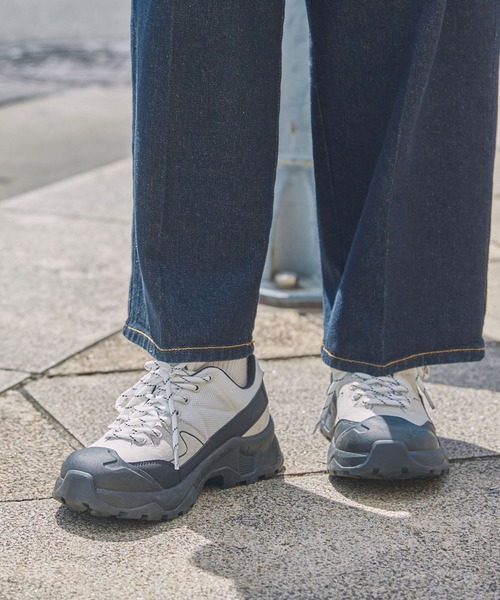 MOHI(モヒ)の「MOHI/モヒ 配色カラー パラコードスニーカー(スニーカー・レディース・ホワイト/ブラック/ブラウン・24cm/23.5cm/23cm/22.5cm/24.5cm)」の9枚目の写真