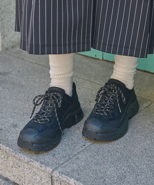 MOHI(モヒ)の「MOHI/モヒ 配色カラー パラコードスニーカー(スニーカー・レディース・ホワイト/ブラック/ブラウン・24cm/23.5cm/23cm/22.5cm/24.5cm)」の20枚目の写真