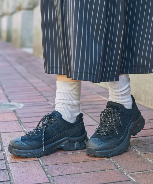 MOHI(モヒ)の「MOHI/モヒ 配色カラー パラコードスニーカー(スニーカー・レディース・ホワイト/ブラック/ブラウン・24cm/23.5cm/23cm/22.5cm/24.5cm)」の21枚目の写真