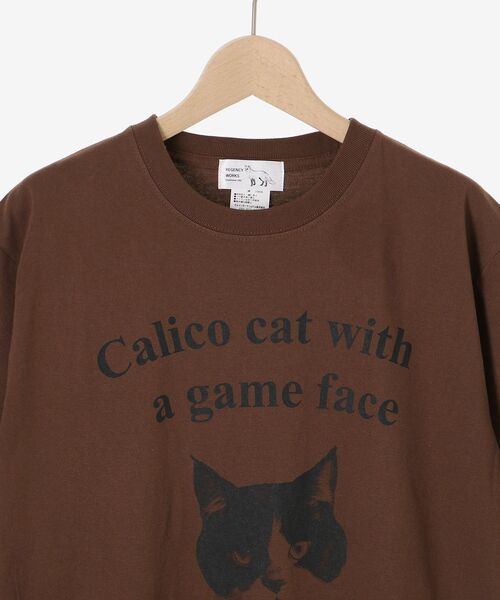 le.coeur blanc(ルクールブラン)の「Regency WorksネコプリントT(Tシャツ/カットソー・レディース・ブラウン/オフホワイト・38)」の14枚目の写真