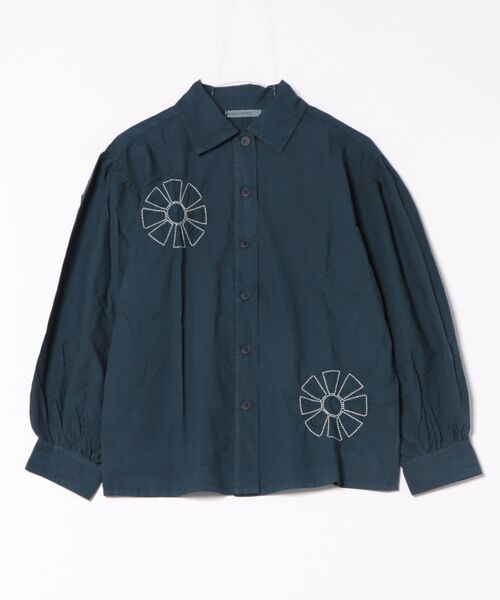 BOBO CHOSES(ボボショーズ)の「Kaleidoscope embroidery shirt(シャツ/ブラウス・レディース・ネイビー・XL/L/M/S/XS)」の7枚目の写真