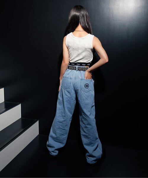 algy（アルジー）の「カラーグランジパンツ（デニムパンツ・キッズ・ピンク/インディゴブルー/ラベンダー・XX-SMALL/X-SMALL/MEDIUM/SMALL）」の5枚目の写真