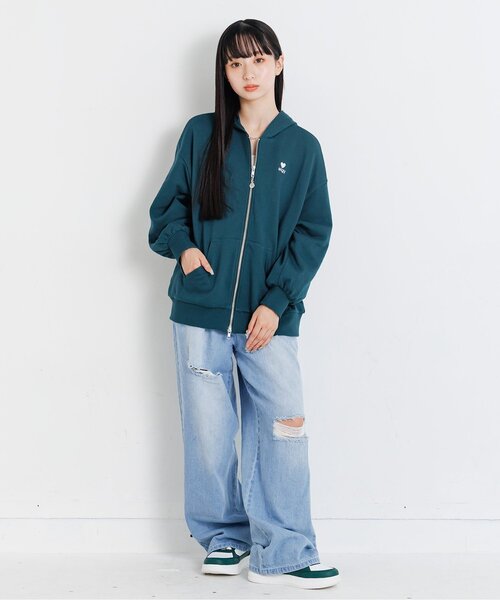 algy（アルジー）の「カラーグランジパンツ（デニムパンツ・キッズ・ピンク/インディゴブルー/ラベンダー・XX-SMALL/X-SMALL/MEDIUM/SMALL）」の7枚目の写真