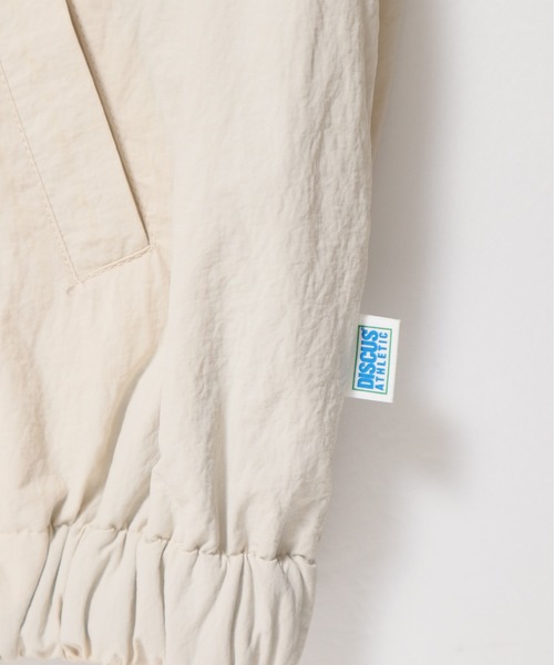 DISCUS ATHLETIC(ディスカス アスレチック)の「【DISCUS ATHLETIC/ディスカス アスレチック】ワンポイント刺繍 裏フリースナイロンスタンドブルゾン/ジャケット(ブルゾン・メンズ・ブラック/アイボリー/ネイビー/ベージュ・LARGE/MEDIUM)」の21枚目の写真