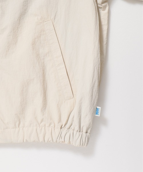 DISCUS ATHLETIC(ディスカス アスレチック)の「【DISCUS ATHLETIC/ディスカス アスレチック】ワンポイント刺繍 裏フリースナイロンスタンドブルゾン/ジャケット(ブルゾン・メンズ・ブラック/アイボリー/ネイビー/ベージュ・LARGE/MEDIUM)」の22枚目の写真