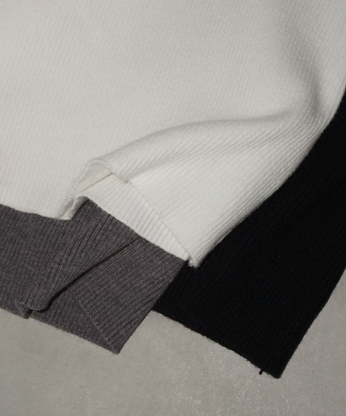 オフショル リブニットトップス chw25a034-ファッション通販