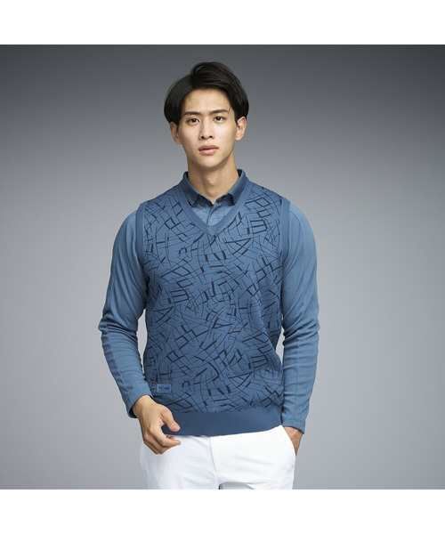 セール】PUMA プーマ メンズ ゴルフ シャドウキャット ニット ベスト