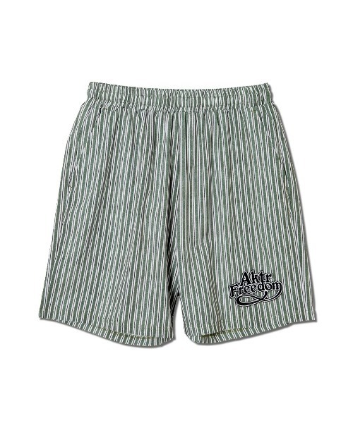 AKTR（アクター）の「AKTR FREEDOM STRIPE 5.5-IN SHRT WD PNTS（アクター フリーダム ストライプ 5.5インチ ショート ワイド パンツ）（その他パンツ・メンズ・グリーン系/レッド系・MEDIUM/LARGE/X-LARGE/XX-LARGE）」の3枚目の写真