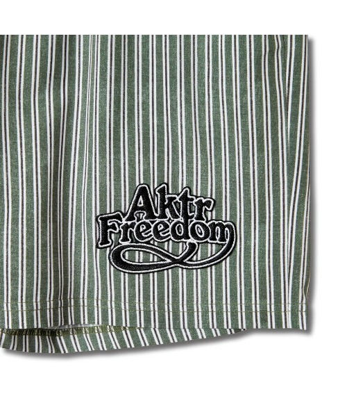 AKTR（アクター）の「AKTR FREEDOM STRIPE 5.5-IN SHRT WD PNTS（アクター フリーダム ストライプ 5.5インチ ショート ワイド パンツ）（その他パンツ・メンズ・グリーン系/レッド系・MEDIUM/LARGE/X-LARGE/XX-LARGE）」の5枚目の写真