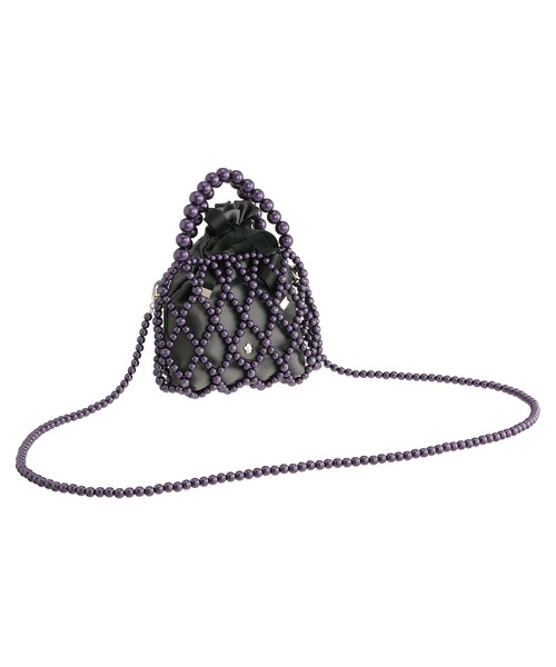 MARY QUANT メッシュショルダーバッグ org.jpg