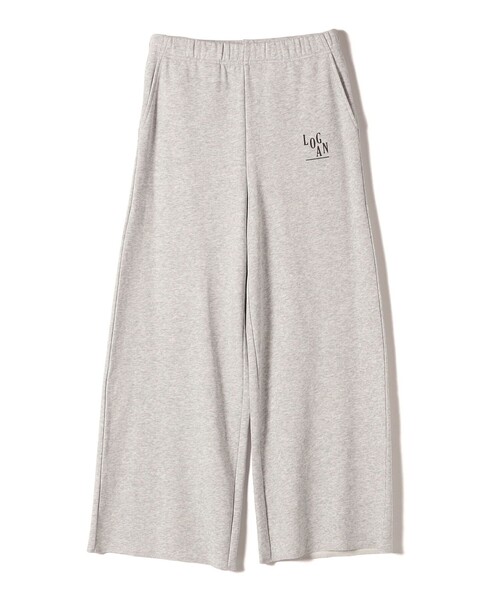 LOGAN knitting mills(ローガンニッティングミルズ)の「【SHIPS別注】LOGAN KNITTING MILLS:〈洗濯機可能〉プリント パンツ(スウェットパンツ・レディース・ライトグレー/ボルドー・ONE SIZE)」の16枚目の写真