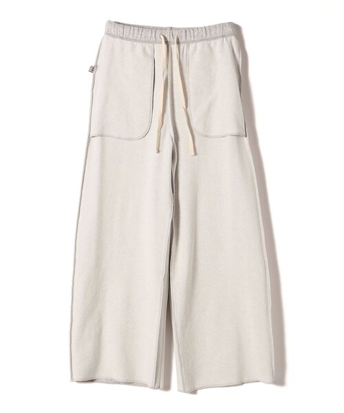 LOGAN knitting mills(ローガンニッティングミルズ)の「【SHIPS別注】LOGAN KNITTING MILLS:〈洗濯機可能〉プリント パンツ(スウェットパンツ・レディース・ライトグレー/ボルドー・ONE SIZE)」の18枚目の写真