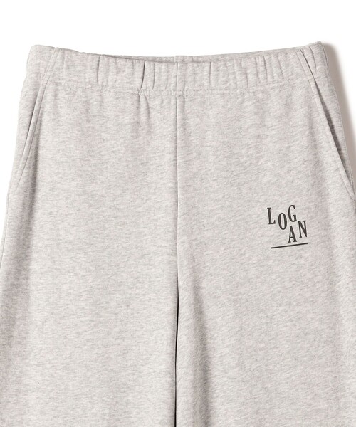 LOGAN knitting mills(ローガンニッティングミルズ)の「【SHIPS別注】LOGAN KNITTING MILLS:〈洗濯機可能〉プリント パンツ(スウェットパンツ・レディース・ライトグレー/ボルドー・ONE SIZE)」の20枚目の写真