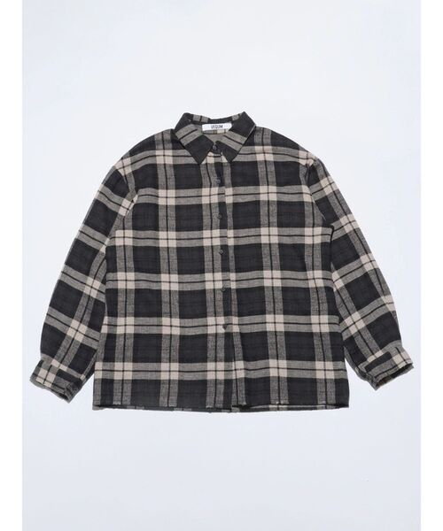 VEQUM(VEQUM)の「【VEQUM】OVER BOXY SH(シャツ/ブラウス・レディース・カーキ/ブラック・FREE)」の3枚目の写真