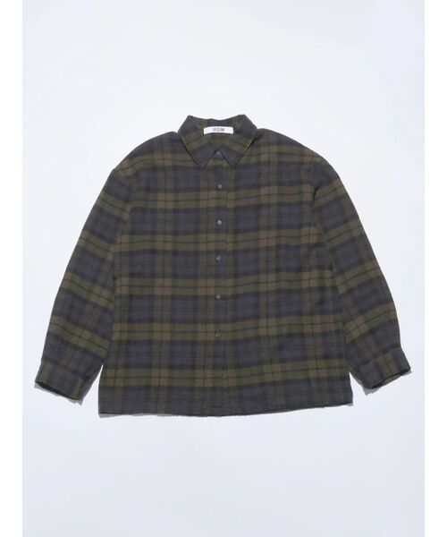VEQUM(VEQUM)の「【VEQUM】OVER BOXY SH(シャツ/ブラウス・レディース・カーキ/ブラック・FREE)」の4枚目の写真