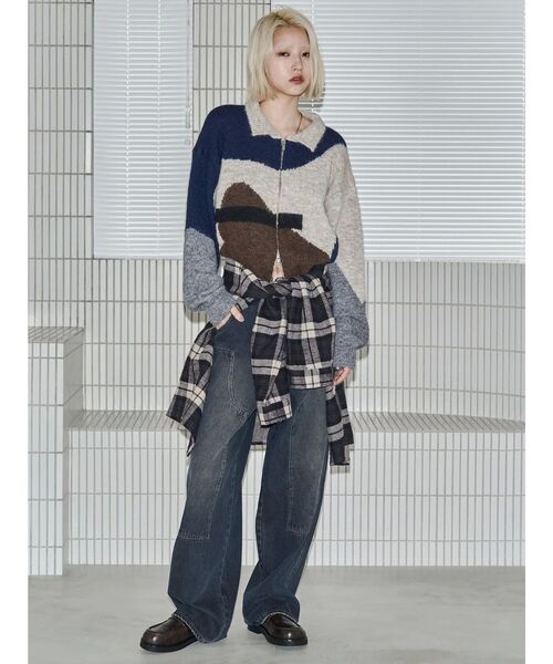 VEQUM（VEQUM）の「【VEQUM】OVER BOXY SH（シャツ/ブラウス・レディース・カーキ/ブラック・FREE）」の16枚目の写真